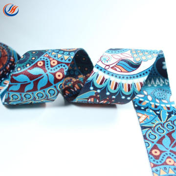 Stock Heat Transfer Full Print Colorful Polyester Webbing Belt